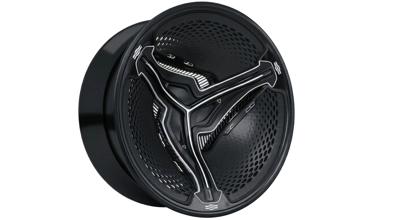 Szolgáltatások kulcsszavak: felni javítás, diamond cut, polírozás — mozgó illusztráció